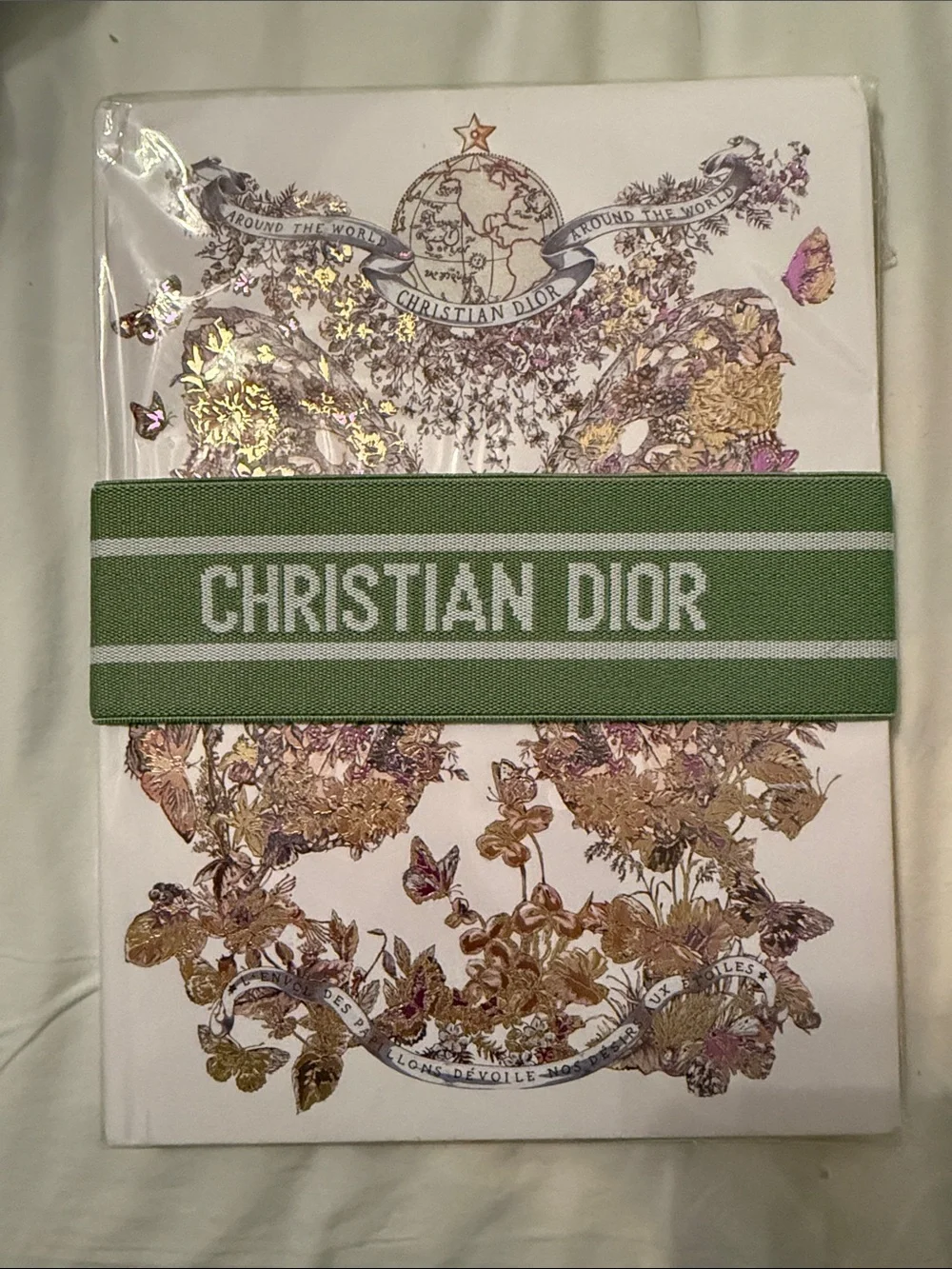 Christian Dior notebook with intricate Butterfly GWP